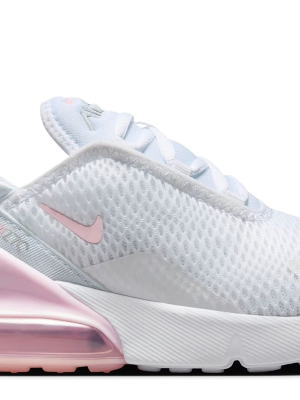 Nike Air Max 270 Girls Sneakers — White/Pink - Picture 5 of 7